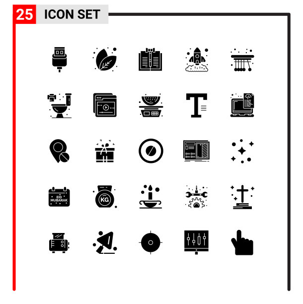 包25个创造性固体符号移动图片下载