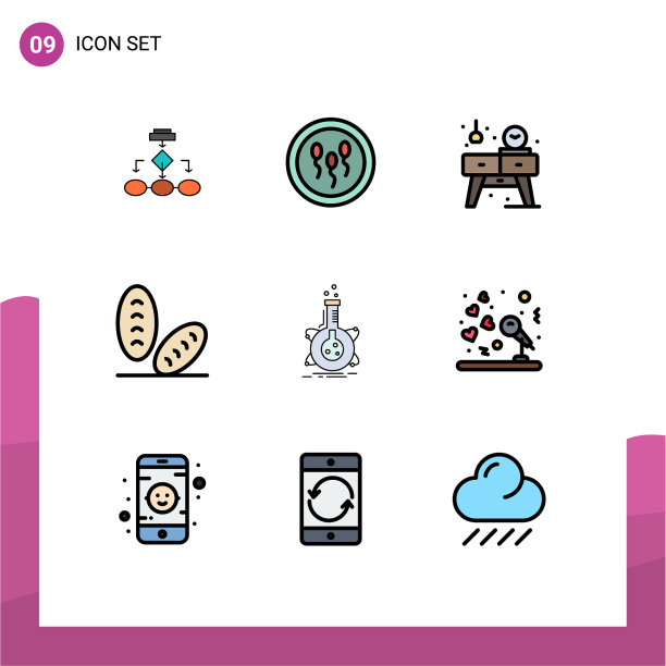 9 .用户界面填充线平色包的图片下载