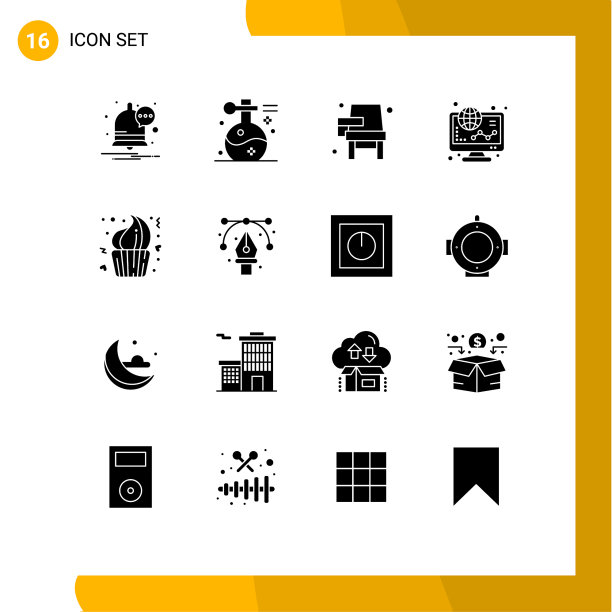 主题立体符号和可编辑符号的16种图片下载