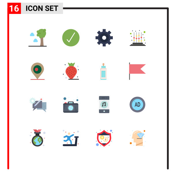 打包16种富有创意的单色沙滩浆果图片下载