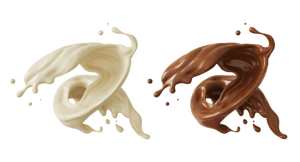 巧克力牛奶。图片下载