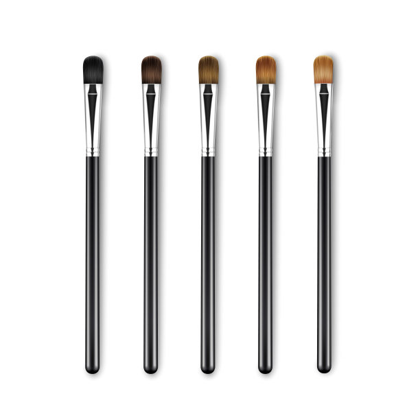 一套专业的化妆眼影刷图片下载