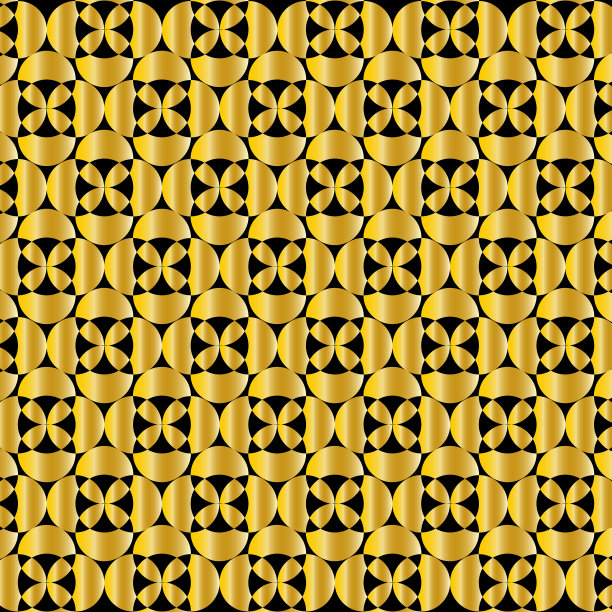 黑色和金色光泽无缝图案纹理。矢量插图。图片下载