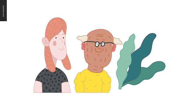 明亮人物肖像套装图片下载