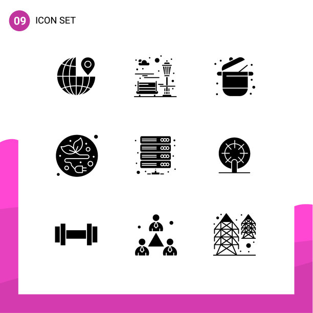 9 .用户界面立体字形包装现代标识图片下载