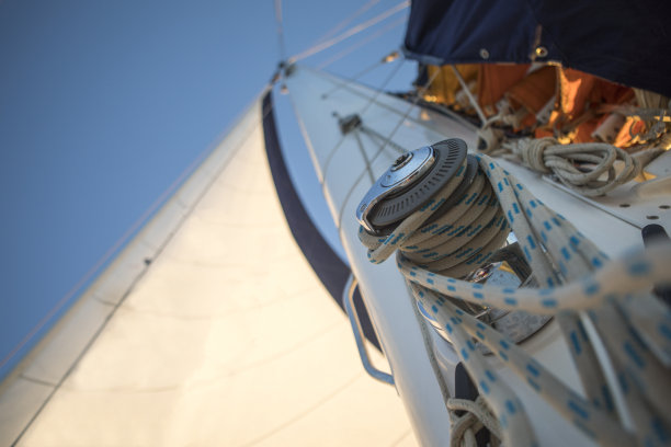 帆船绞车。图片下载