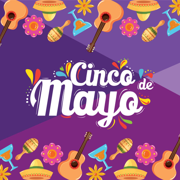 墨西哥图标cinco de mayo设计图片下载