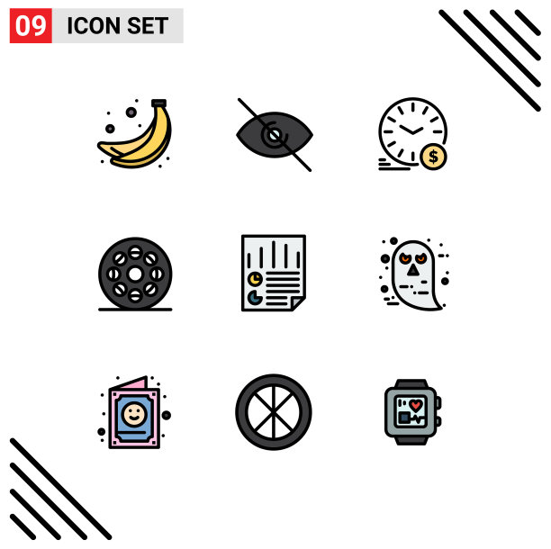 设置9填充线平面颜色的网格页面图片下载