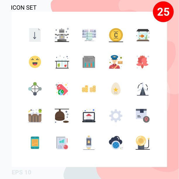 包25个有创意的平面颜色生活图片下载