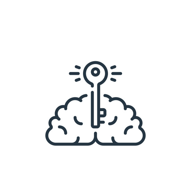 脑矢量图标孤立在白色背景。轮廓，细线脑图标用于网站设计和手机，应用程序开发。细线脑轮廓图标矢量插图。图片下载