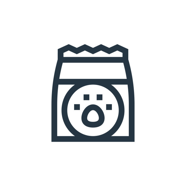 猫粮矢量图标孤立的白色背景。大纲、细线猫粮图标用于网站设计和手机、应用程序开发。细线猫粮轮廓图标矢量插图。图片下载