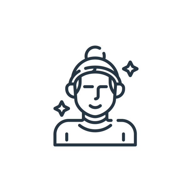 护肤矢量图标孤立在白色背景。轮廓，细线护肤图标用于网站设计和手机，应用程序开发。细线护肤轮廓图标矢量插图。图片下载