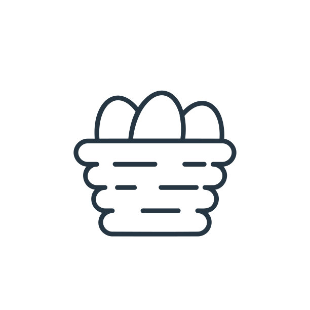 蛋图标矢量从春天的概念。细线插图鸡蛋可编辑的笔触。鸡蛋线性符号用于web和移动应用程序，标志，印刷媒体。图片下载