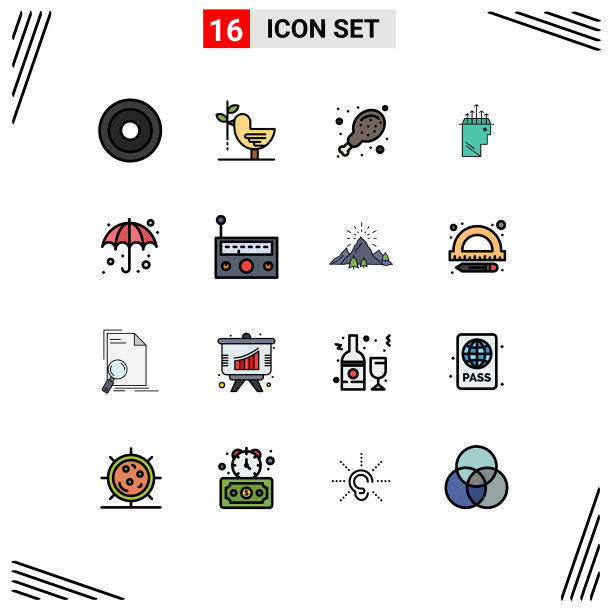 通用图标符号组16现代扁平图片下载