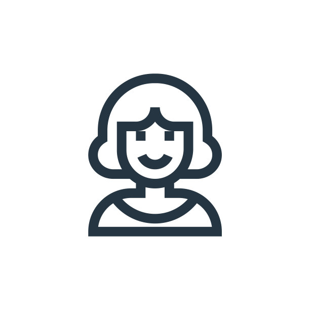 女人矢量图标孤立在白色背景。轮廓，细线女人图标为网站设计和移动，应用程序开发。细线女人轮廓图标矢量插图。图片下载