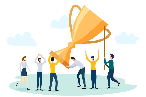 人们对商业成就感到高兴图片下载