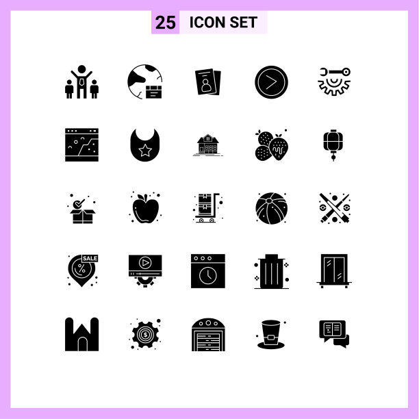 为车库设置25个商业实体雕文包图片下载