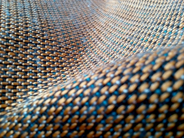 波纹面为黄色粗糙毡布图片下载