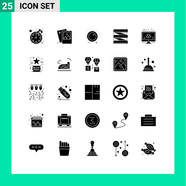 移动界面立体字形设置25个象形文字图片下载