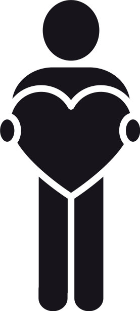 慈善和捐赠概念象形人图片下载