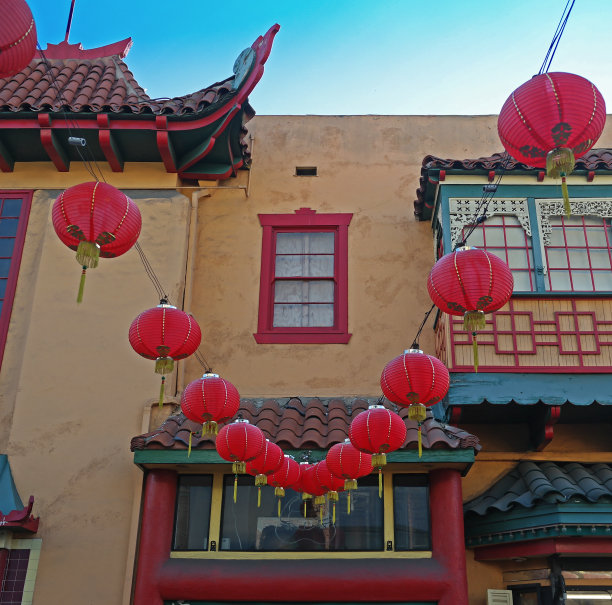 红色中国的花灯之外图片下载