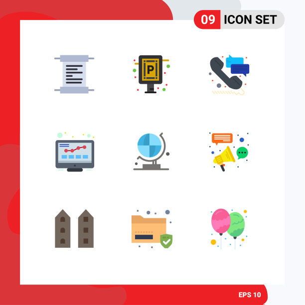 用户界面包9个基本平色的图片下载