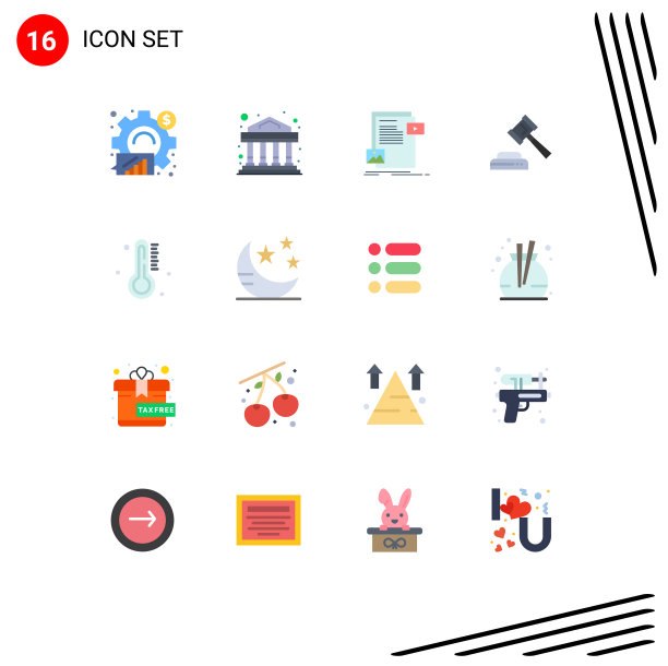 现代设16平色和符号等图片下载
