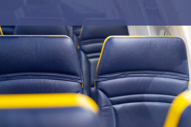 空的飞机。旅客免费乘飞机，航班取消。航班取消，没有旅行，停止或启动航空运输。旅游，航空旅行复制空间模拟你的文本图片下载