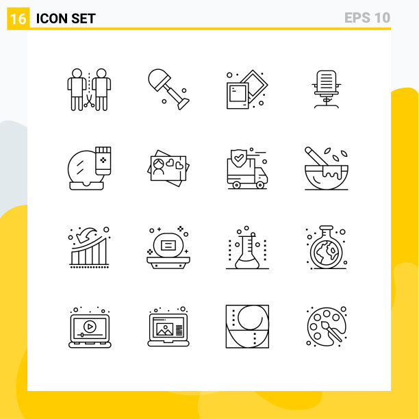 16适用于网络和移动的通用大纲图片下载