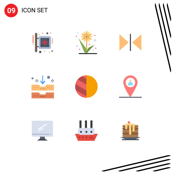 第九组为平色标志和符号图片下载