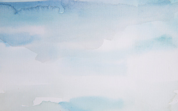 蓝色的水彩画纸图片下载