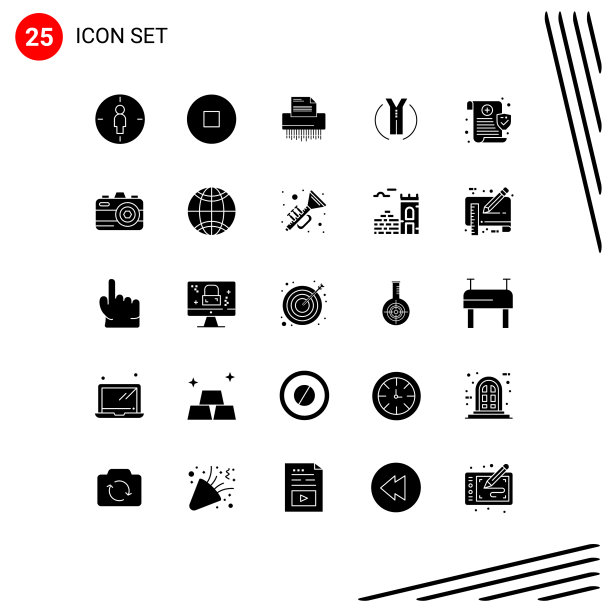 25用户界面实心象形包现代图片下载