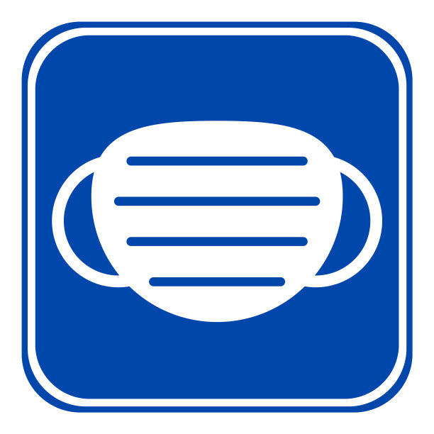 医疗面具标志图片下载