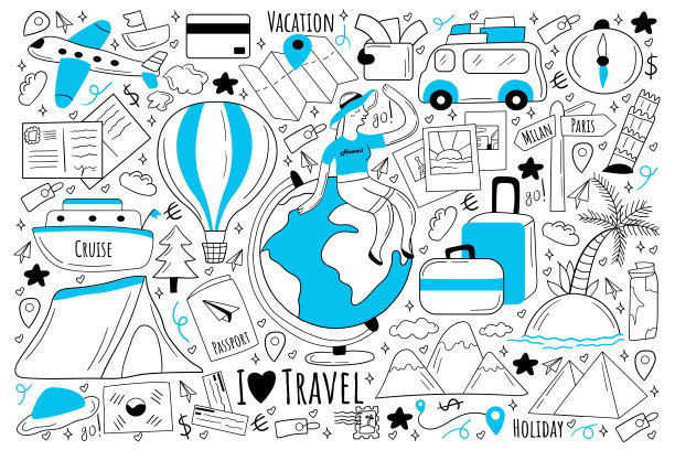 旅行涂鸦集图片下载