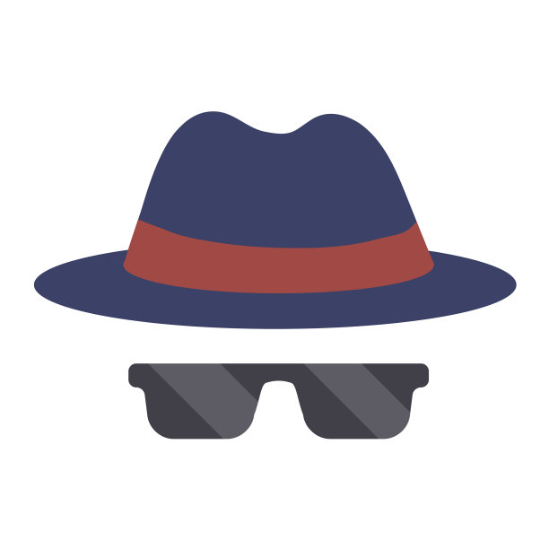 男子帽子和眼镜eps 10英寸图片下载