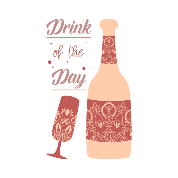 赤褐色的瓶子和玻璃杯，里面装着葡萄酒和酒精图片下载