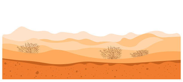 沙漠地貌，气候干燥，沙地地貌图片下载