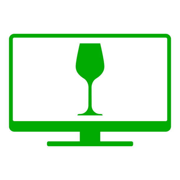 葡萄酒杯和屏幕图片下载