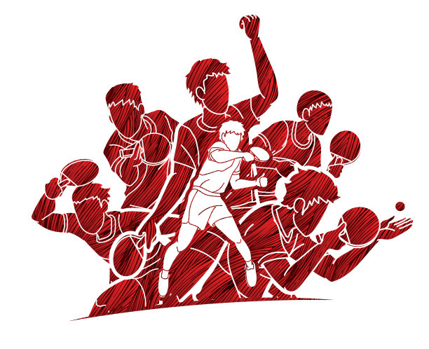 乒乓组运动员乒乓球组运动员图片下载