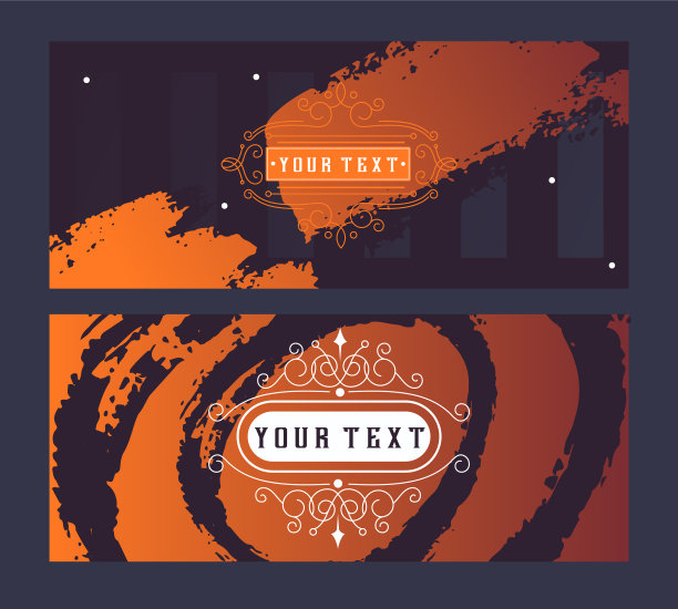 设置抽象横幅创意小册子封面图片下载