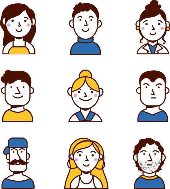 捆绑人群角色图片下载