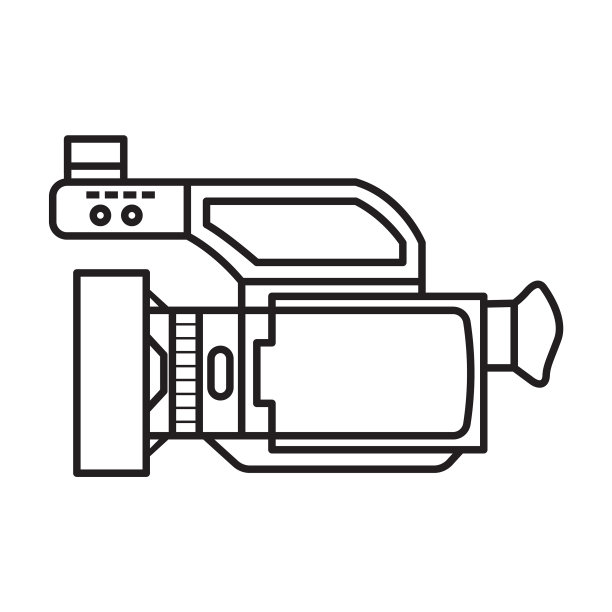 摄像机图标轮廓图标图片下载