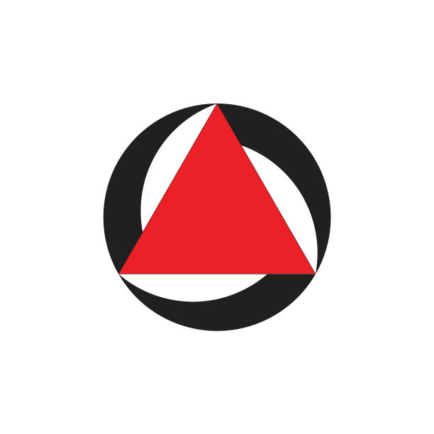三角形圆形运动设计logo图片下载