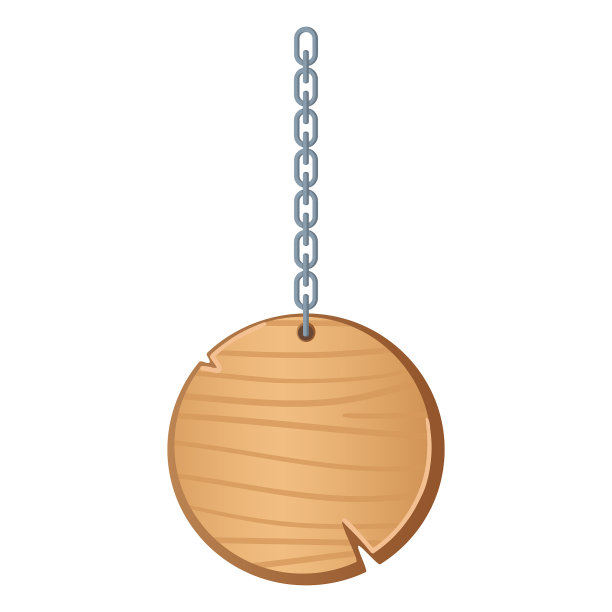 西洋圆形招牌，木板图片下载