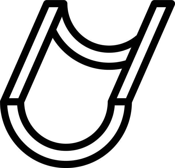 水排水沟图标轮廓风格图片下载