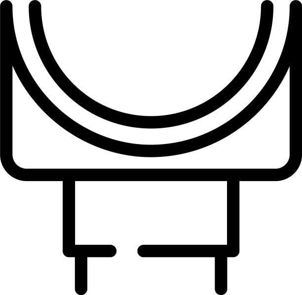 管道排水沟图标轮廓样式图片下载