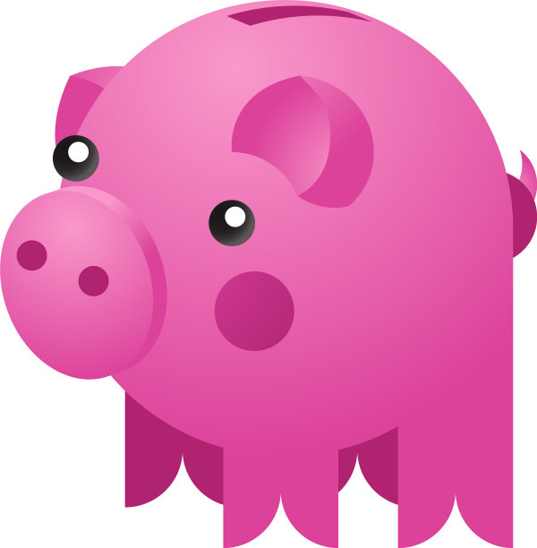 一个被孤立的储蓄罐图片下载