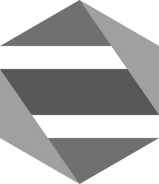 字母z六边形几何梯度阴影图片下载