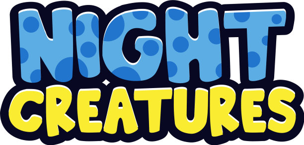 字体设计字夜生物在白色图片下载