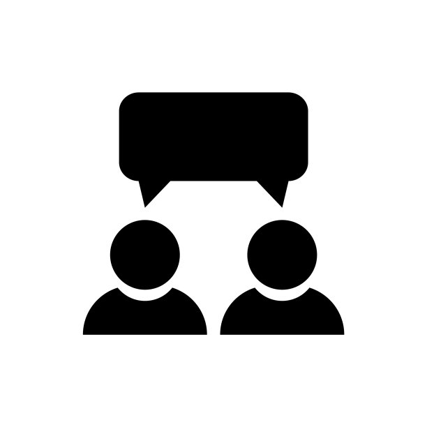 对话框图标中的黑色符号对话图片下载